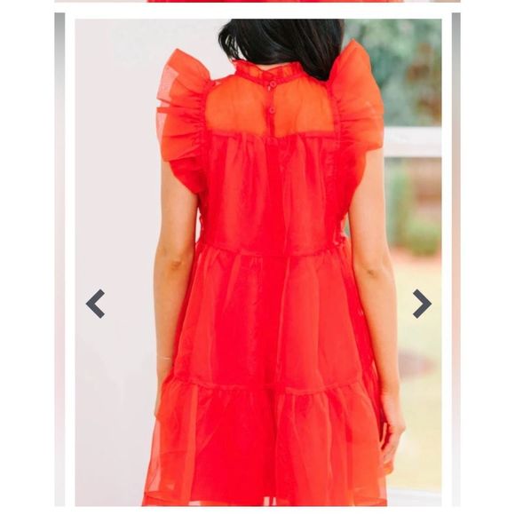 Red Size S Cocktail dress - Picture 2 of 2